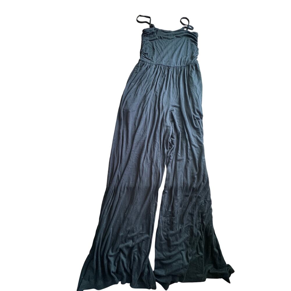 American Eagle one piece wide leg spaghetti strap jumpsuit size med - Picture 3 of 16
